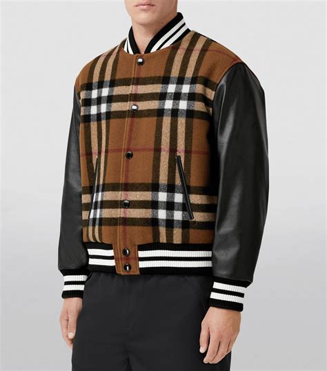 burberry nova check bomber jacket|burberry cashmere jacket.